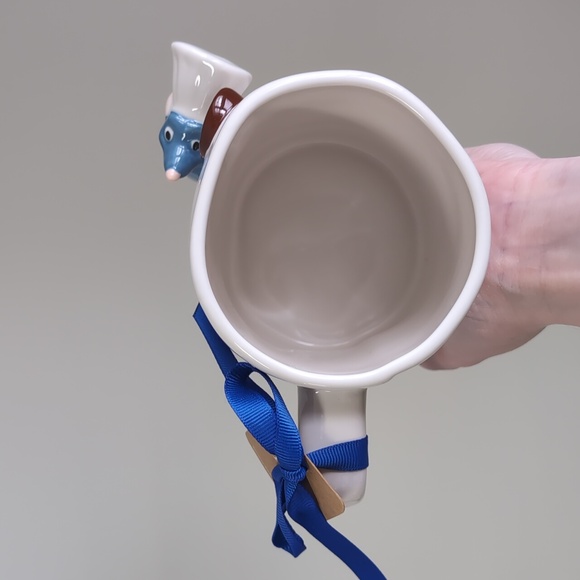 Rae Dunn Disney Pixar LE PETIT CHEF Ratatouille Remy Mug with 3D Remy Figural 🐭 - Picture 3 of 5